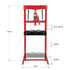 Dulytek 12 Ton Hydraulic Benchtop Shop Press with Adjustable Height Bed
